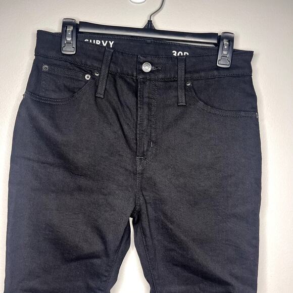 J. Crew Reimagined Women's Black Jeans Size 30P Toothpick Skinny - Picture 2 of 6